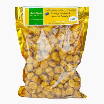 Honey Coated Macadamias 350g  