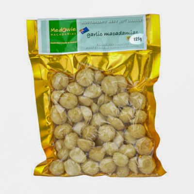 Garlic Macadamias 125g