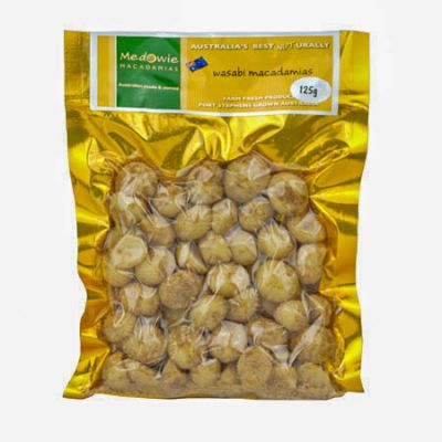 Wasabi Macadamias 125g