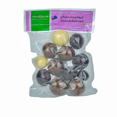 Mixed Chocolate Coated Macadamias 150g