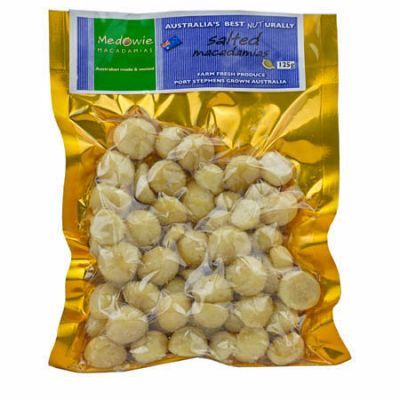 Salted Macadamias 125g