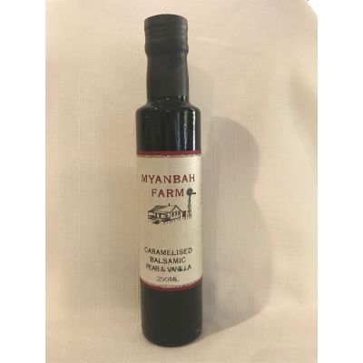 CARAMELISED BALSAMIC WITH PEAR & VANILLA 250ML